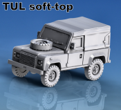 1:87 Scale - Landrover 90 TUL Soft Top